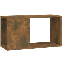 vidaXL Tv-meubel 60x24x32 cm bewerkt hout gerookt eikenkleurig