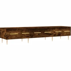 vidaXL Tv-meubel 150x36x30 cm bewerkt hout gerookt eikenkleurig