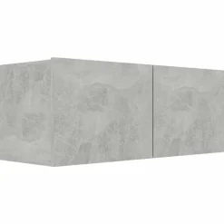 vidaXL Tv-meubel 80x30x30 cm bewerkt hout betongrijs