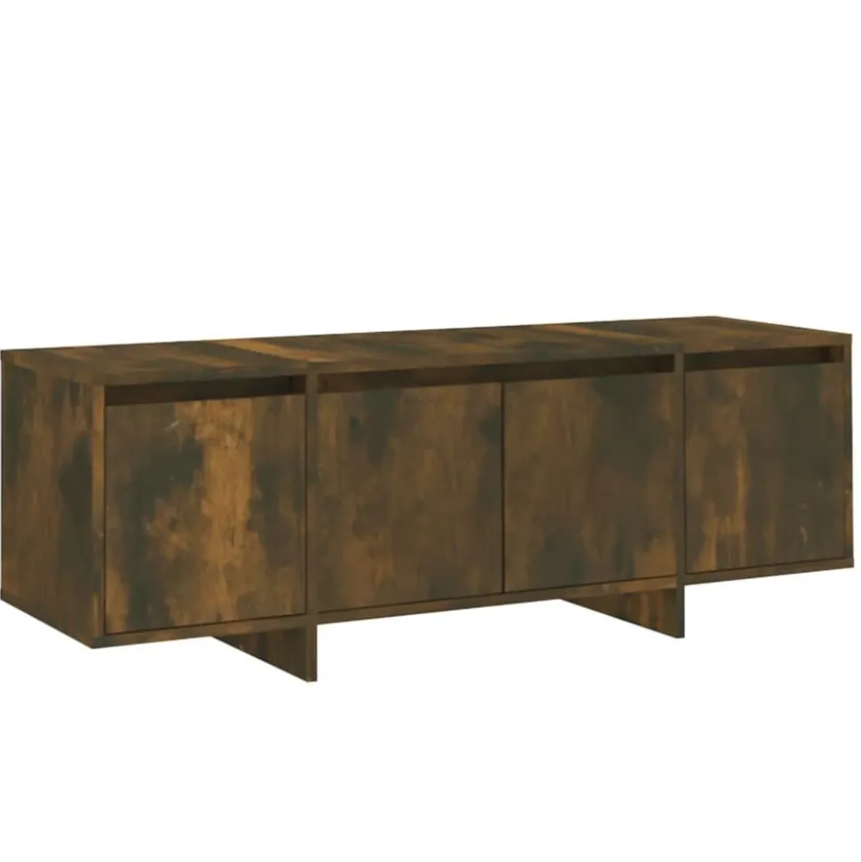vidaXL Tv-meubel 120x30x40,5 cm bewerkt hout gerookt eikenkleurig