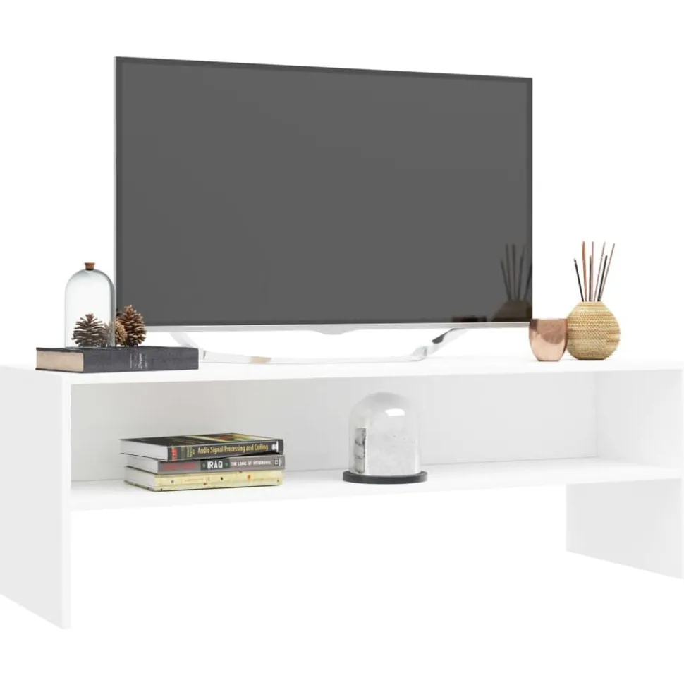 vidaXL Tv-meubel 120x40x40 cm bewerkt hout wit