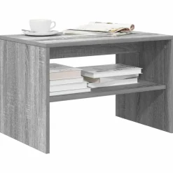 vidaXL Tv-meubel 60x40x40 cm bewerkt hout grijs sonoma eikenkleurig