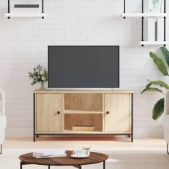vidaXL Tv-meubel 100x40x50 cm bewerkt hout sonoma eikenkleurig