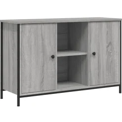 vidaXL Tv-meubel 100x35x65 cm bewerkt hout grijs sonoma eikenkleurig