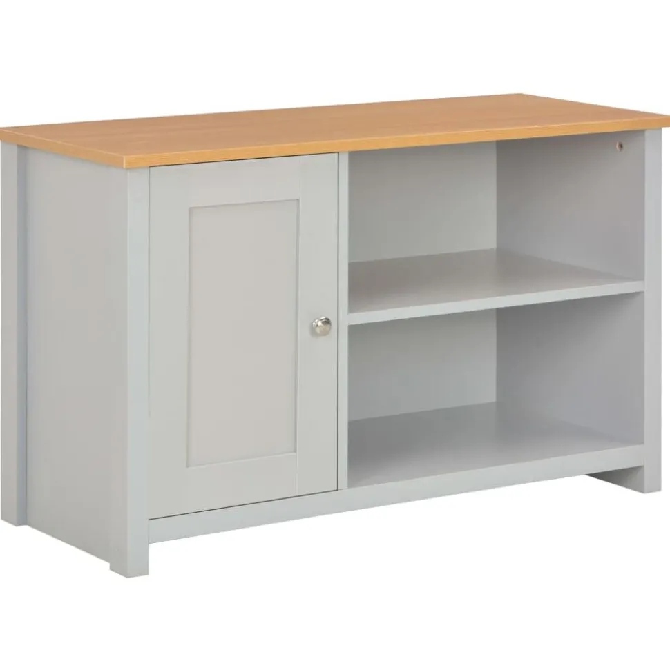 vidaXL Tv-meubel 95x39x58 cm grijs