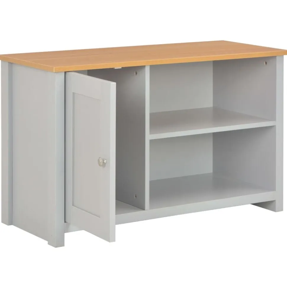 vidaXL Tv-meubel 95x39x58 cm grijs