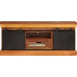 vidaXL Tv-meubel 110x30x45 cm massief gerecycled hout