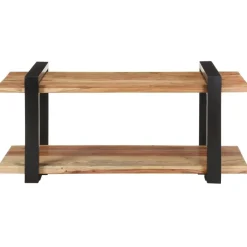 vidaXL Tv-meubel 90x40x40 cm massief acaciahout
