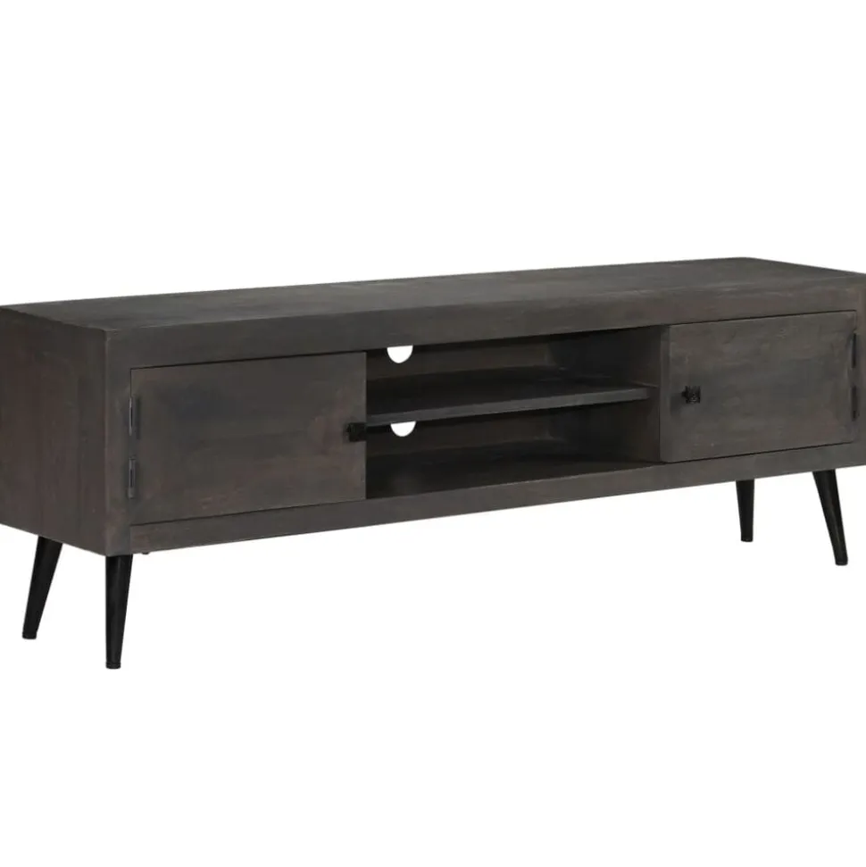 vidaXL Tv-meubel 140x30x45 cm massief mangohout
