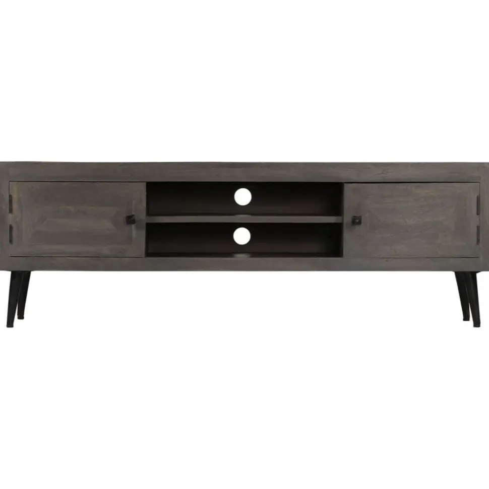 vidaXL Tv-meubel 140x30x45 cm massief mangohout