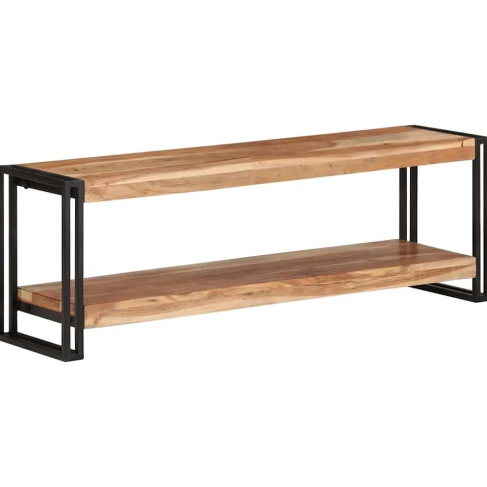 vidaXL Tv-meubel 120x30x40 cm massief acaciahout
