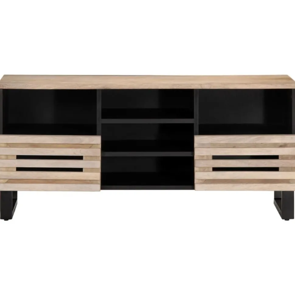 vidaXL Tv-meubel 100x34x46 cm massief mangohout