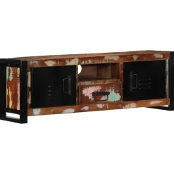 vidaXL Tv-meubel 100x30x35 cm massief gerecycled hout