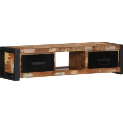 vidaXL Tv-meubel 100x30x25 cm massief gerecycled hout