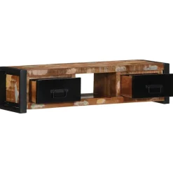 vidaXL Tv-meubel 100x30x25 cm massief gerecycled hout