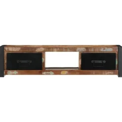 vidaXL Tv-meubel 100x30x25 cm massief gerecycled hout