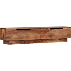 vidaXL Tv-meubel 145x30x30 cm massief hout