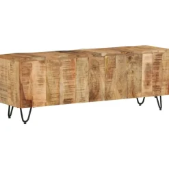 vidaXL Tv-meubel 110x30x40 cm massief mangohout