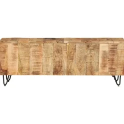 vidaXL Tv-meubel 110x30x40 cm massief mangohout