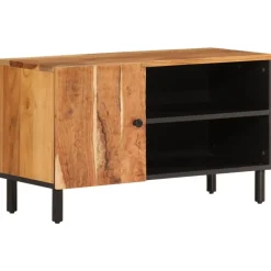 vidaXL Tv-meubel 80x33x46 cm massief acaciahout