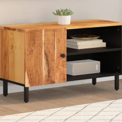 vidaXL Tv-meubel 80x33x46 cm massief acaciahout