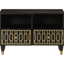 vidaXL Tv-meubel 70x33x46 cm massief mangohout