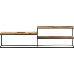 vidaXL Tv-meubel 180x30x50 cm massief gerecycled hout