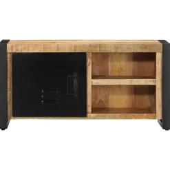 vidaXL Tv-meubel 80x30x40 cm massief ruw mangohout