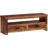 vidaXL Tv-meubel 118x30x40 cm massief hout