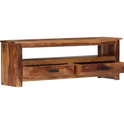 vidaXL Tv-meubel 118x30x40 cm massief hout
