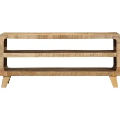 vidaXL Tv-meubel 105x46x32 cm massief ruw mangohout