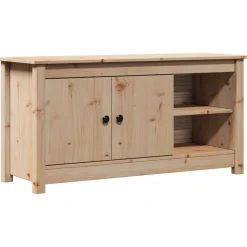 vidaXL Tv-meubel 103x36,5x52 cm massief grenenhout