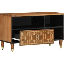vidaXL Tv-meubel 80x33x46 cm massief mangohout