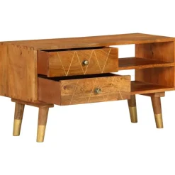 vidaXL Tv-meubel 85x35x47 cm massief mangohout