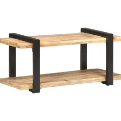 vidaXL Tv-meubel 90x40x40 cm ruw mangohout