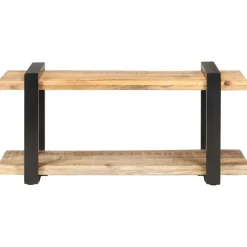 vidaXL Tv-meubel 90x40x40 cm ruw mangohout