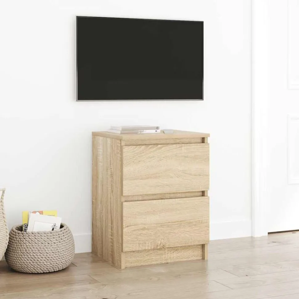 vidaXL Tv-meubel 40x35x54 cm spaanplaat sonoma eikenkleurig
