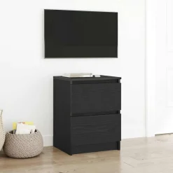 vidaXL Tv-meubel 40x35x54 cm spaanplaat zwart