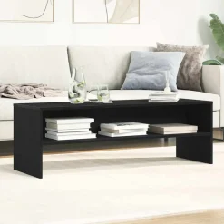 vidaXL TV-meubel 120x40x40 cm spaanplaat zwart eikenkleurig