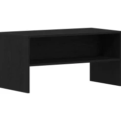 vidaXL Tv-meubel 80x40x40 cm spaanplaat zwart eikenkleurig