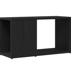 vidaXL Tv-meubel 60x24x32 cm spaanplaat zwart eikenkleurig