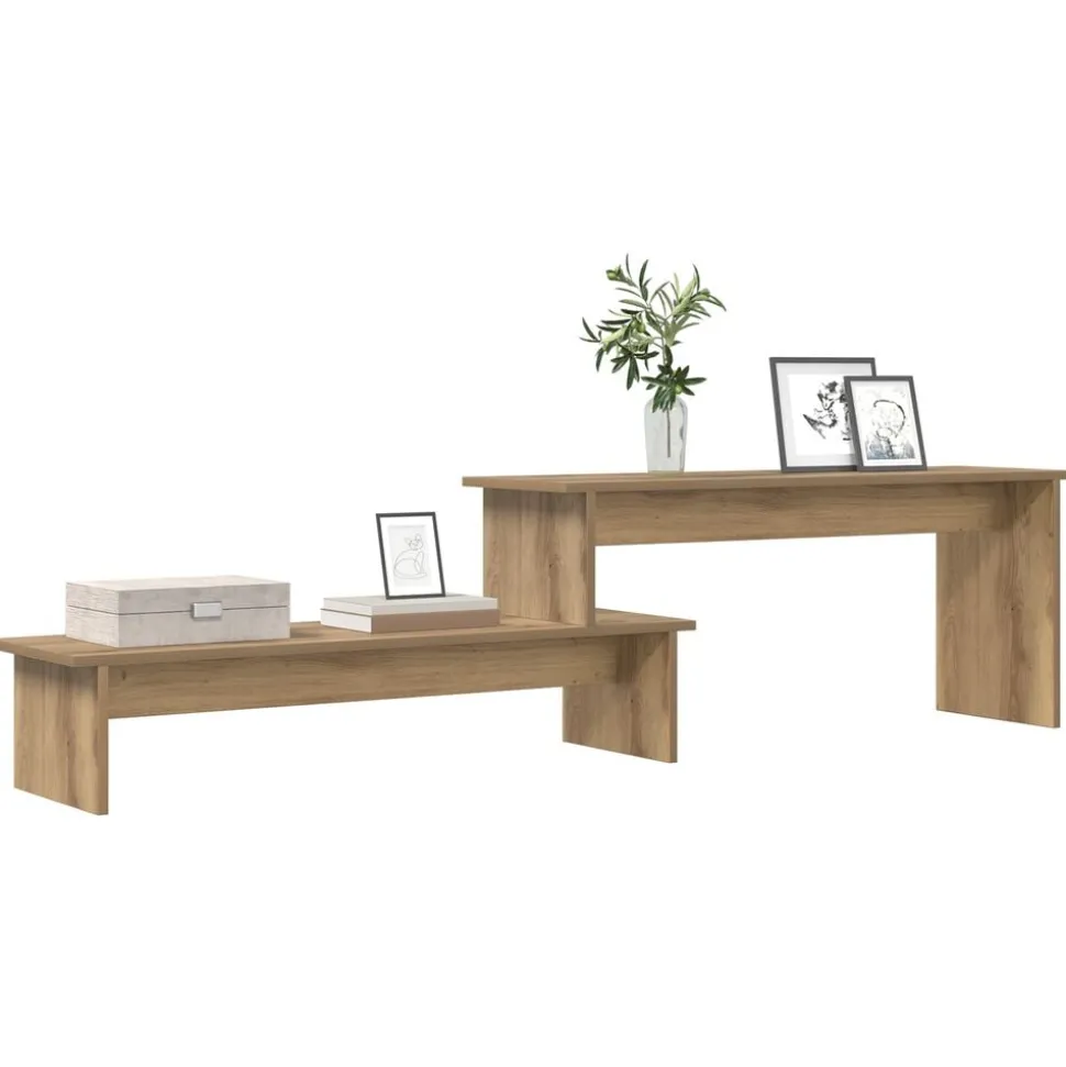 vidaXL Tv-meubelset Artisan Eiken 180,5 x 30 x 43 cm Bewerkt hout