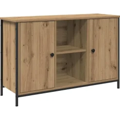 vidaXL Tv-meubelset Artisan Eiken 101 x 35 x 65 cm Bewerkt hout