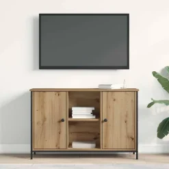 vidaXL Tv-meubelset Artisan Eiken 101 x 35 x 65 cm Bewerkt hout