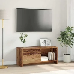 vidaXL Tv-meubelset Oud Hout 90 x 35 x 40 cm Bewerkt hout