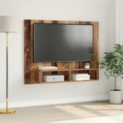 vidaXL Tv-meubelset Oud Hout 120 x 23,5 x 90 cm Bewerkt hout