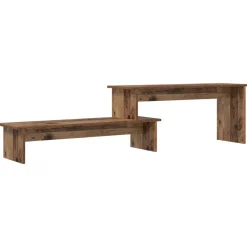 vidaXL Tv-meubelset Oud Hout 180 x 30 x 43 cm Bewerkt hout
