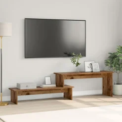 vidaXL Tv-meubelset Oud Hout 180 x 30 x 43 cm Bewerkt hout
