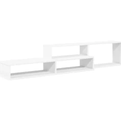 vidaXL TV-stand 150x25x28,5cm Bewerkt hout
