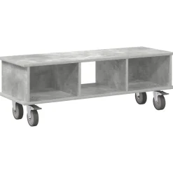 vidaXL TV-standaard Beton Grijs 100 x 35 x 35 cm Bewerkt hout